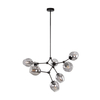 Lampa wisząca Italux PND-75075-8-BK-SG Czarny
