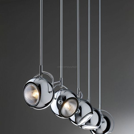 Lampa wisząca Fabbian D57A0715 Beluga Steel D140 Ø14cm Cromoto