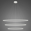 Lampa wisząca Ledowe Okręgi No.3 120cm 4k biała Dali