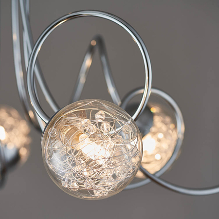 Lampa sufitowa Endon Lighting Auria 76349 chrom