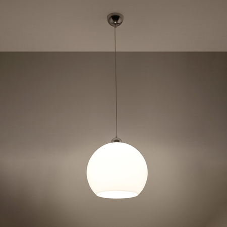 Sollux Lighting Lampa wisząca BALL biała SL.0256