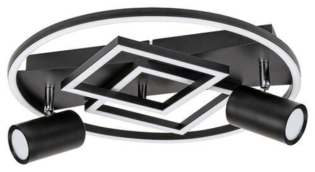 Lampa sufitowa Rabalux Aztec 6905 czarny matowy