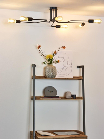Lampa sufitowa Lucide LESTER czarny 21112/06/30