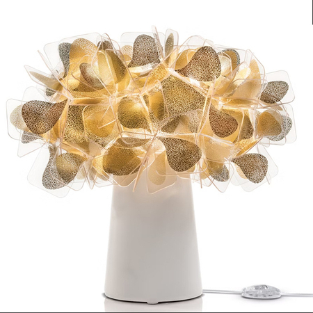 Lampa stołowa Slamp CLIZIA - MAMA NON MAMA GOLD - LIGHT BASE S CLITS00GNM00000WHBEU złoty