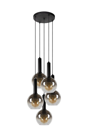 Lampa wisząca Lucide MARIUS 45402/15/30 czarny