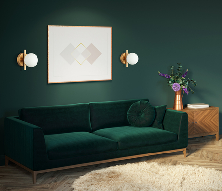 Kinkiet Italux Reverso WL-5622-1-BRO-W Mosiężny