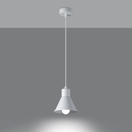 Sollux Lighting Lampa wisząca TALEJA 1 biała [E27] SL.0983
