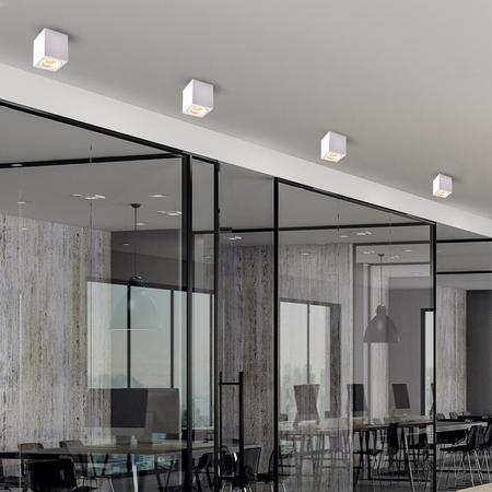 Eko-Light Bima Ring Square 1xGU10 Biały ML7684 BIAŁY