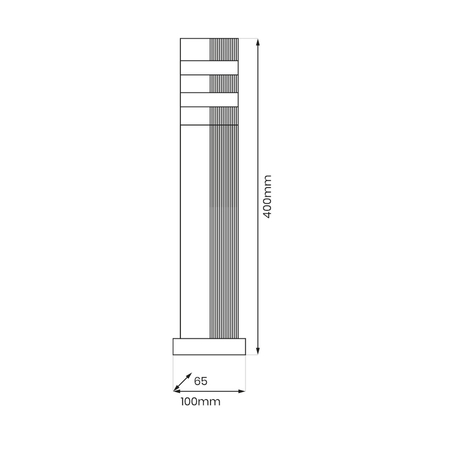 Eko-Light Lampa Ogrodowa Stojąca Vini 1xGU10 IP54 EKO0735 CZARNY