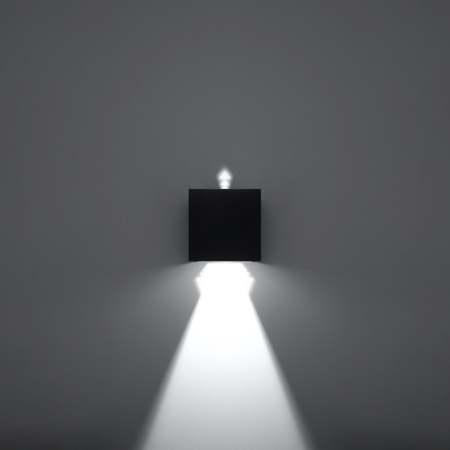 Sollux Lighting Kinkiet LUCA czarny LED IP54 SL.0545