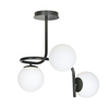 Lampa sufitowa KALF 3 BLACK Emibig 1030/3 biały/czarny