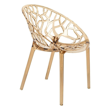 Krzesło KORAL amber - poliwęglan