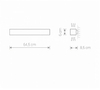 Kinkiet SOFT WALL LED 60X6 Nowodvorski 7528 grafitowy