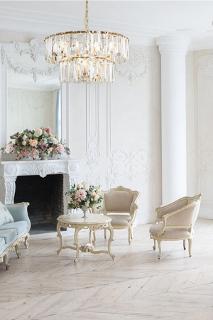 Lampa wisząca Maytoni Puntes MOD043PL-12G Gold