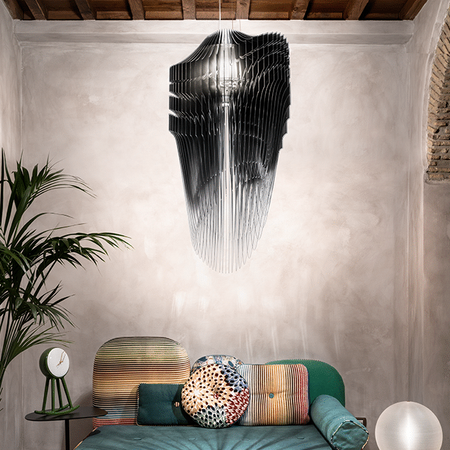 Lampa wisząca Slamp AVIA - BLACK FADE L AVISL00BKF01T00000EU czarny