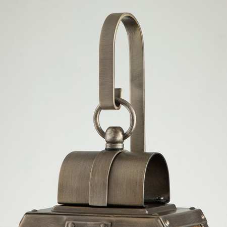 Mała latarnia naścienna Heath - 1 źródło światła - Oksydowany brąz Quintiesse QN-HEATH-S-BU