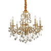 Żyrandol Glamour złoty Ideal Lux 060514 Gioconda SP8 Oro