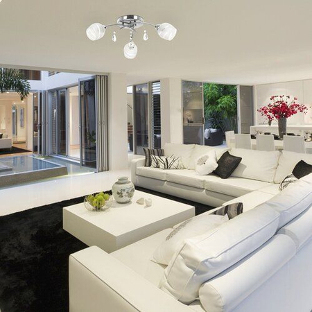 Lampa sufitowa Rabalux Melissa 2621 chrom