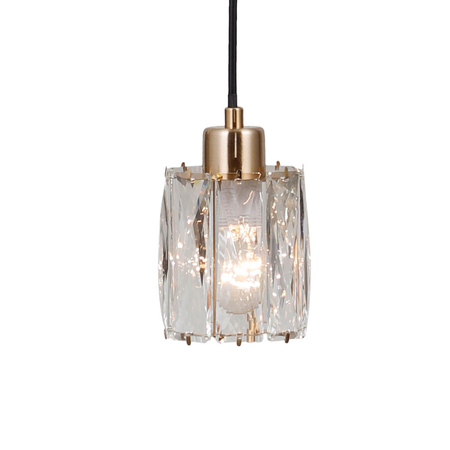 Lampa wisząca Italux Torno PND-40813-1-BK-HBR Czarny mat, złoty