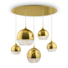 Lampa wisząca Maytoni Fermi P140-PL-170-5-G Gold