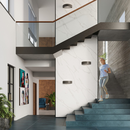 Sollux Lighting Kinkiet ceramiczny ATENA czarny SL.0874