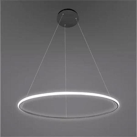 Lampa wisząca Ledowe Okręgi No.1 80cm out 3k czarna