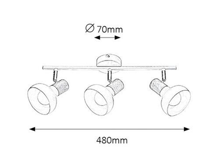 Oczko Rabalux Holly 5945 biały