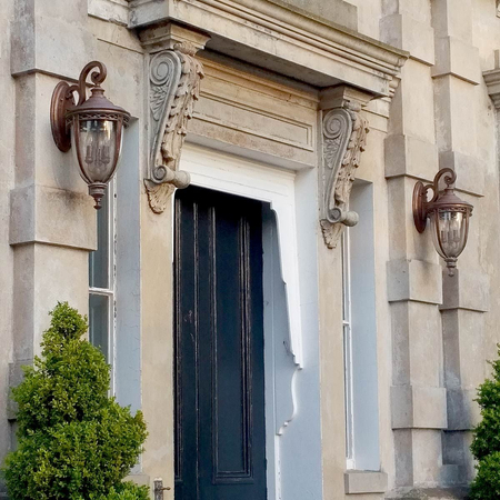 Lampa zewnętrzna Elstead Lighting English Bridle brąz FE-EB2-L-BRB