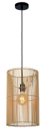 Lampa wisząca Lucide JANTINE 03440/01/72 drewniany