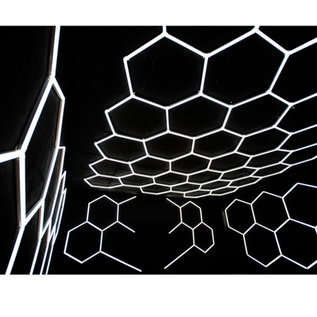 Modułowy system oświetleniowy autogamma HEXAGON LED 243 x 483 cm 6000K PC