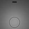 Lampa wisząca Ledowe Okręgi No.1 X 40cm 3k czarny