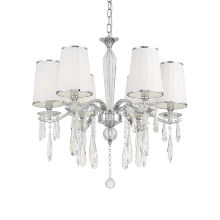 Żyrandol Lumina Deco LDP-1726-6-WT Alessia W6