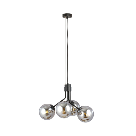 Lampa wisząca NOVA 4 BLACK/GRAFIT Emibig 1140/4 czarny