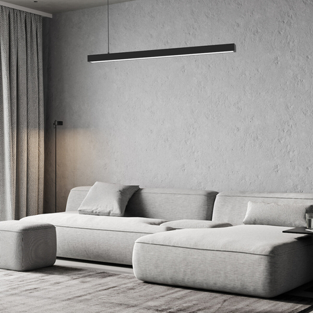 Milagro Lampa wisząca LUNGO 1xT8 18W LED MLP8912 CZARNY