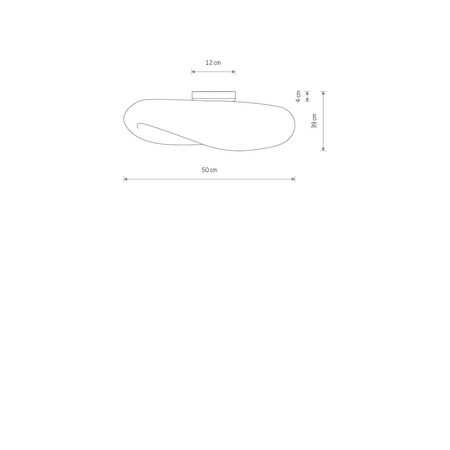 Plafon Nowodvorski HAVANA S 11170 Naturalne drewno Biały