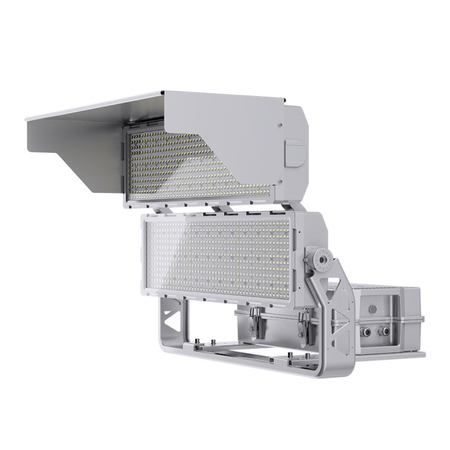 Wysokomasztowa lampa LED Greenie Mastray P50 1000W 170lm/W do precyzyjnego oświetlenia dużych powierzchni 5000K