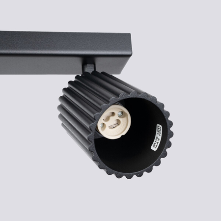 Sollux Lighting Plafon KARBON 3L czarny SL.1581