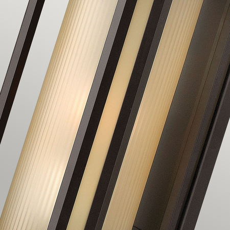 Średnia latarnia naścienna Castelle - 1 źródło światła - Brązowa Quintiesse QN-CASTELLE-M-BZ