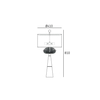 Cosmo Light Lampa stołowa CARTAGENA T02004AU