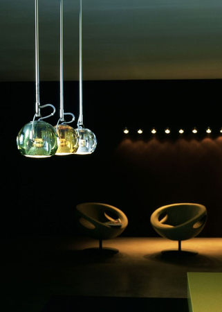 Lampa wisząca Fabbian D57A1104 Beluga Colour Giallo