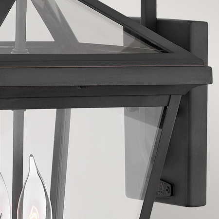 Średnia latarnia naścienna Alford Place - 2 źródła światła Quintiesse QN-ALFORD-PLACE2-M-MB