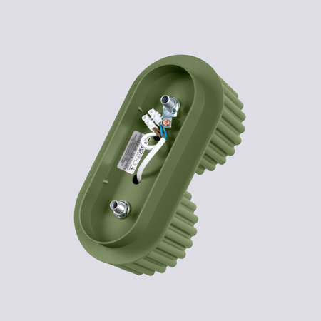 Sollux Lighting Plafon AURA 2 zielony oliwkowy Gx53 SL.1798