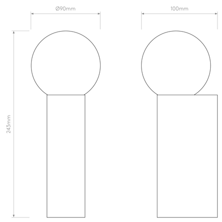 Kinkiet Astro Ortona Single 1459001 Polerowany Chrom