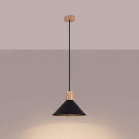 Sollux Lighting Lampa wisząca JAGA czarna SL.1320