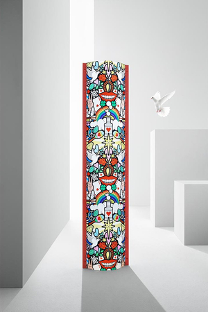 Lampa podłogowa Slamp TUB93PTU0004_LOV Love Peace Joy