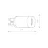 Żarówka Nowodvorski 9173 G9 LED BULB LENS 3000K 3W