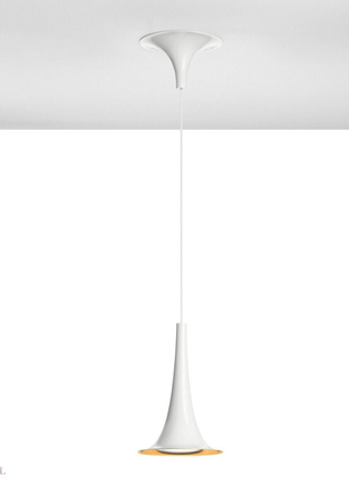 Lampa wisząca Axo Light Nafir 1 Biel-złoto