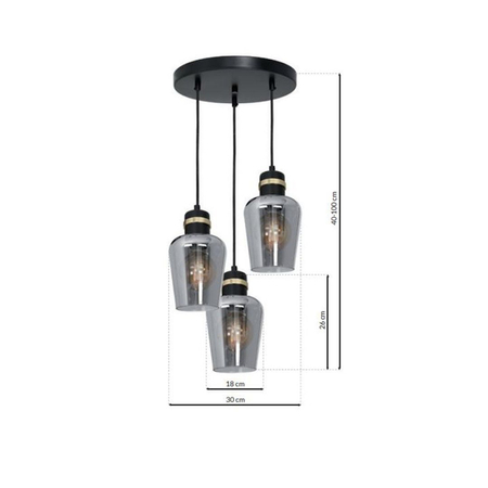 Lampa wisząca Milagro MLP6541 Richmond
