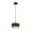 Lampa wisząca Italux PND-27467-1-BK-GD Złoty, czarny