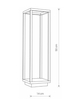 Lampa stojąca zewnętrzna Nowodvorski 8180 Symmetry LED I